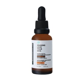Seasons love your skin suero facial con vitamina C 30 ml I hidratante antioxidante I para piel mixta a grasa Iunifica tono de piel