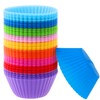 54 Pack Silicone Muffin Cups, Selizo Silicone Cupcake Baking Cups