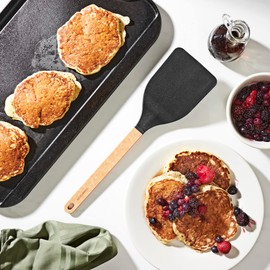 Epicurean Cutting Surfaces Gourmet Series Kitchen Utensil, Large Turner, Natural+Black