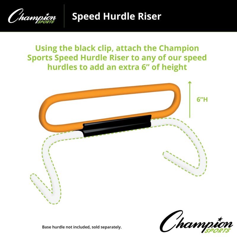 Champion Sports Speed Hurdle Riser