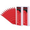Gomake 9mm Utility Knife Replacement Blades,30 Degree Snap Off Carbon