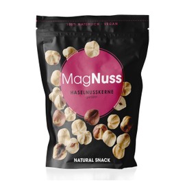 MagNuss Haselnüsse| geröstete Haselnusskerne, 200g | vegan, glutenfrei