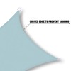 SUNNY GUARD Waterproof Sun Shade Sail 7' x 13' Light