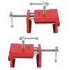 2Pcs Cabinet Clamps Firm Fixing Easy Operation Rugged Portable Face