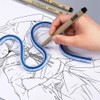 YUHENGCT Flexible Ruler, Curved Ruler, 23.6 inches (60 cm), Snake