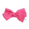 Burlap Bow 5 inch for Women and Girls- Coral