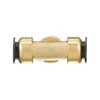 Watts LF4723-10 AquaLock Brass Series, Lead-Free Brass Union Tee Fitting,