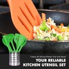 Chef Craft Premium Silicone Kitchen Tool and Utensil, 7 Piece