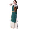 Medieval Solid Cotton Cover with Side Lacing Sleeveless Women's Dress