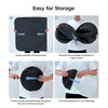 Wigoo 2025 Upgrade Car Windshield Sun Shade [100% Light Block,