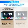 14 Inch 16:10 Laptop Privacy Screen Filter, Laptop Screen Privacy