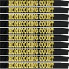 10 Pcs Homecoming Court Sashes with Gold Glitter, Black Homecoming