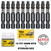 10 x SabreCut SCTX2750_10 50mm TX27 T27 Impact Screwdriver Driver