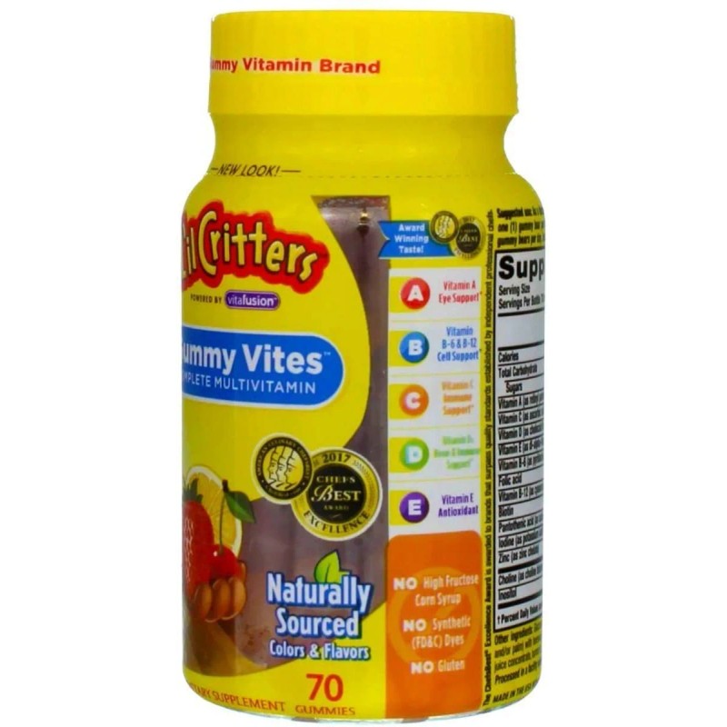 Multivitaminico L'il Critters 70 Gomitas