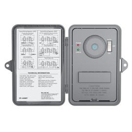 BN-LINK Temporizador de bomba de piscina, caja de temporizador inteligente Wi-Fi para interiores y exteriores, 2HP 40A Max, 120, 240, 277 VAC, para bomba de piscina, calentador de agua, ventiladores,