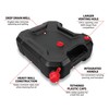 Performance Tool W4078 24-Quart Oil Drain Container, Deep Drain Well,