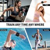 Silicone Wrist and Ankle Weights, Adjustable Wearable Weights for Walking,
