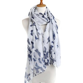 CYian Scarf for Women Butterfly Printed Scarves Long Fashion Scarf Lightweight Shawls Wrap Fall Winter Headscarf for Women,Butterfly