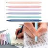 SEIWEI 6Pcs Pastel Pencils Set Triangle Bar Mechanical Pencils Retractable
