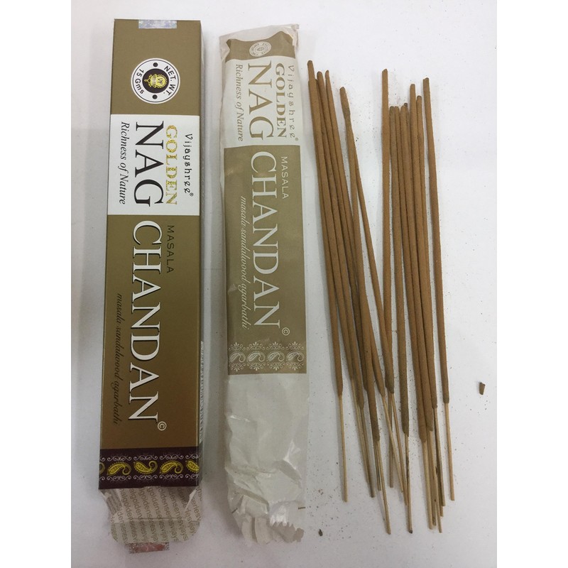 Nag Champa Golden Incense-Chandan