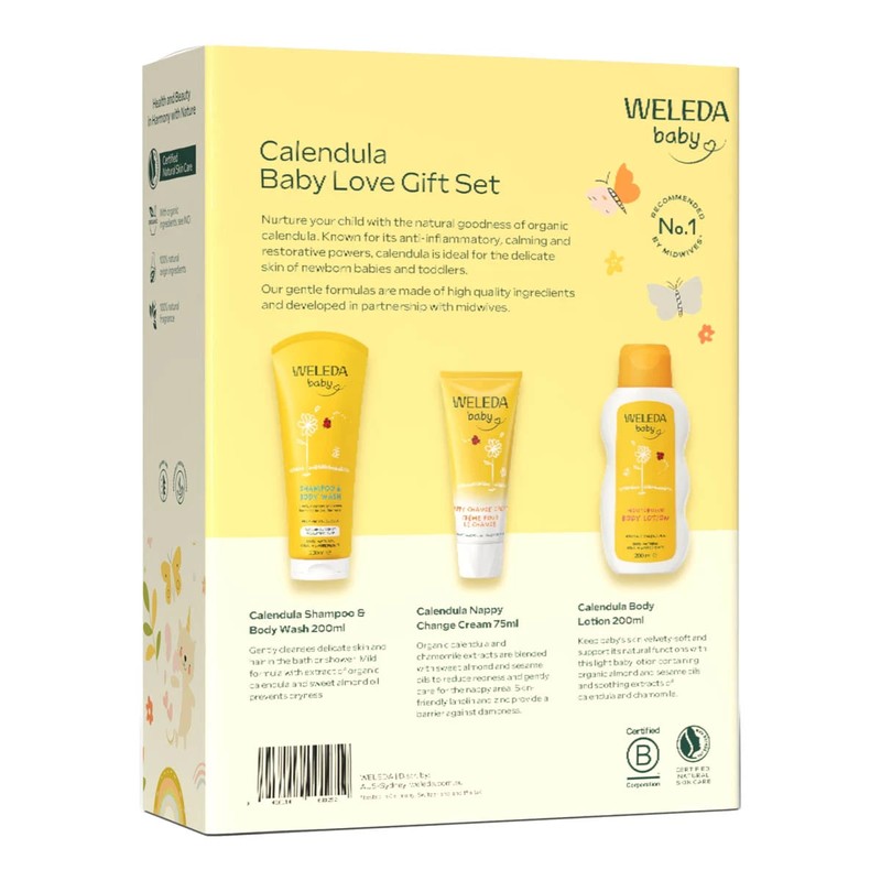 Weleda Calendula Baby Love Gift Set, 3 Item Pack