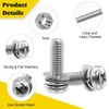 Fgruh 640PCS Machine Screws Assortment Kit,304 Stainless Steel Nuts and