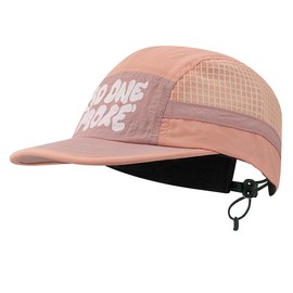 Croogo Short Brim 5 Panel Baseball Cap Mesh Quick Drying Summer Cap for Men Women Lightweight Breathable Sports Hat Outdoor Activities,Peach-BSSD2504