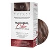 NOUGAT Mocha Natural Permanent Hair Color Kit,Dermatologically Tested, Ammonia &