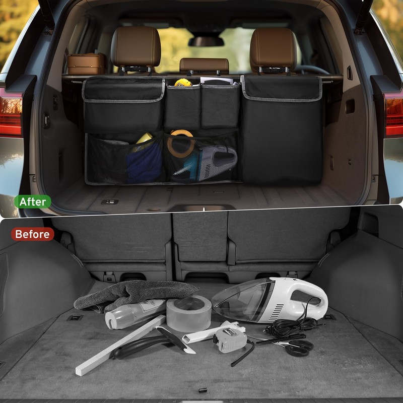 XHRING Car Trunk Organizer Backseat Hanging Storage Bag for Subaru