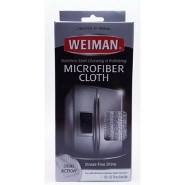 Wieman Weiman MICROFIBER CLOTH Stainless Steel Cleaning Polishing Streak Free Shine