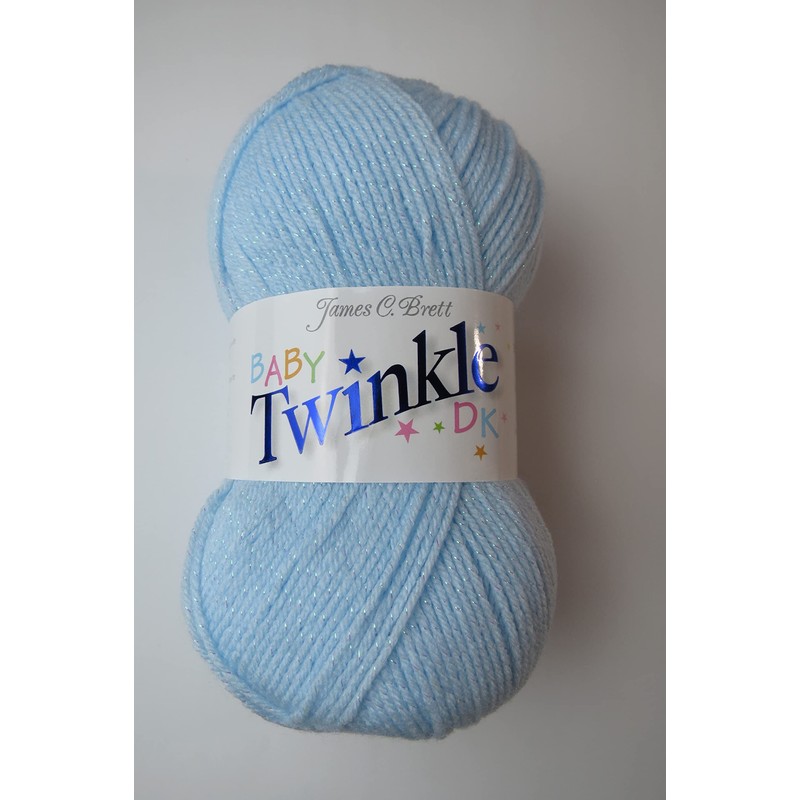 James C Brett Baby Twinkle DK Wool/Yarn - BT4 Blue