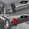 WWFGYX Hood Latches Hood Catch Kit Compatible with Jeep Wrangler