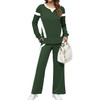 SHESHOW Sweat suits Womens 2 Piece Outfits Color Block Tracksuit