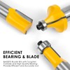 Router Bits Set 1/2 Shank - BAIDETS 35 PCS Router