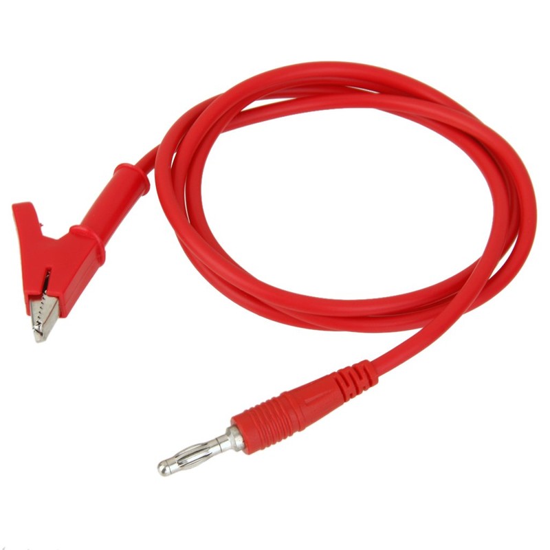 [Generic Product] Alligator Clip Clamp Test Probe Cable Lead 15A