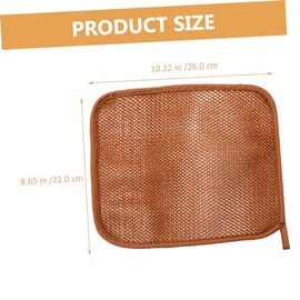 Guante de Baño Exfoliante de Fibra Natural con Correa Elástica para La Mano, Limpieza Profunda Y Eliminación de Piel Muerta, Almohadilla de Ducha de C