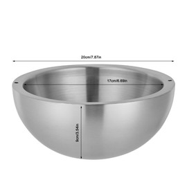 SHZICMY Stainless Steel Multi-Purpose Serving Bowls, 5 Pack, 33.8 Oz, Modern, Contemporary, Durable, Insulated, Round, 7x3.54 Inches, Green