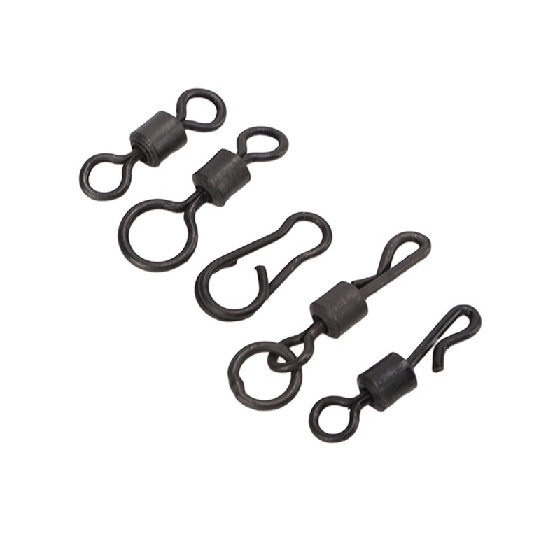 150pcs Fishing Barrel Bearing Rolling Swivels Kit Winding Resistance Stainless