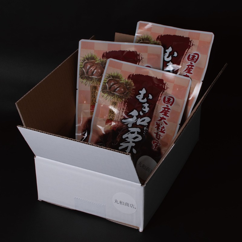 Maruwa Store: 100% Domestic Chestnuts Used, Peeled Japanese Chestnuts with