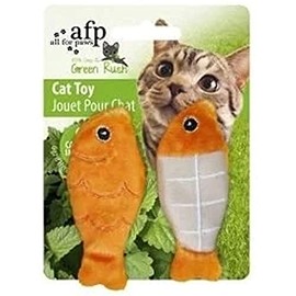 ALL FOR PAWS Green Rush Catch of The Day Katzenminze Spielzeug