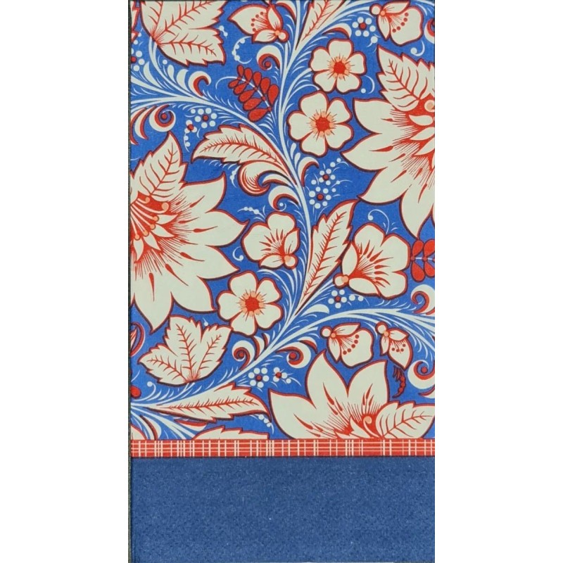 TWO Individual Napkins Flowers Guest Towel for Decoupage (248)