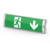 EVOGES IP65 3W Emergency LED Exit Sign Bulkhead, Self Test