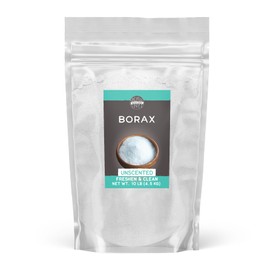Birch & Meadow Borax, Bulk Size, Unscented, Laundry & Cleaning Additive (10 Pound)