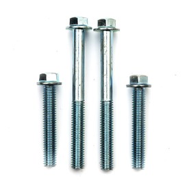 PetrolScooter Mini Moto Dirtbike Gearbox Fixing Bolts Pack of 4, Clutchbell Transfer Gear Box, M6 Steel Bolts