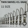 釣魂 Ball Bearing Fishing Swivel Twin Series Double-axis Rotation Stainless