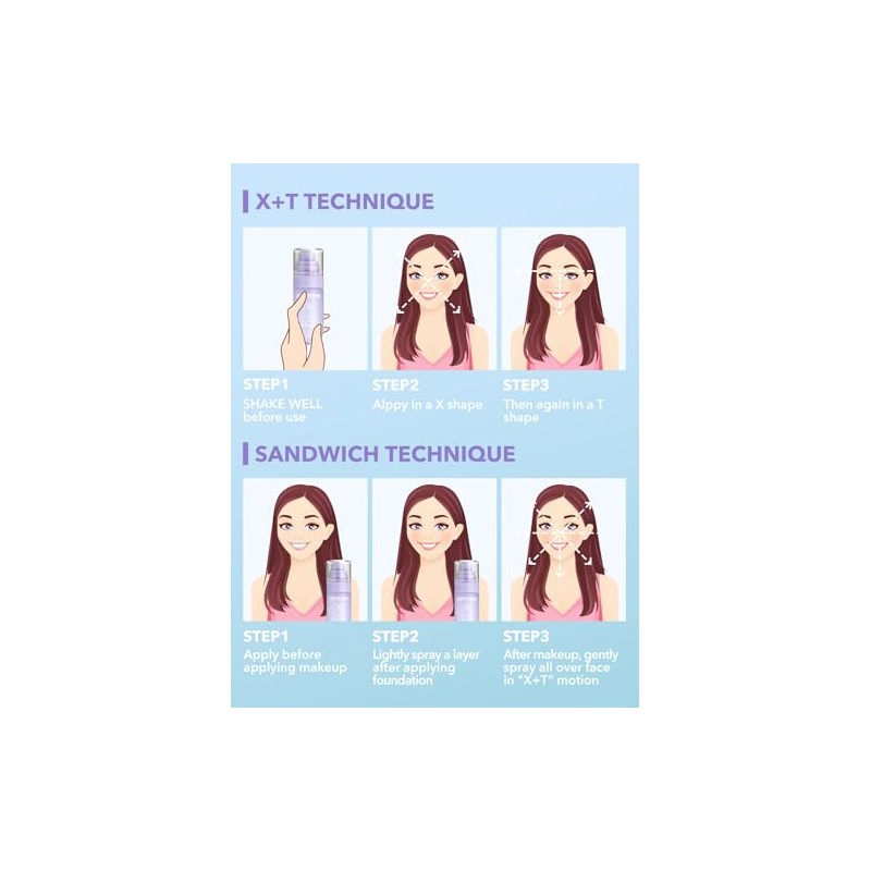 SHEGLAM Lock'd In Setting Spray Mattifying Effect Quick-Drying Long Lasting