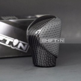 SHIFTIN Black Carbon Fiber Gear Shift Knob for Lexus RX-350 RX450h 350L 450hL 450h 2016-