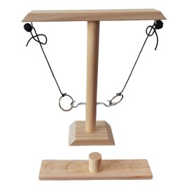 / Hooks, Juego De Mesa, Anillo De Madera, Gancho For &hui1