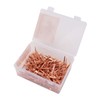 250Pcs Horseshoe Nails Copper Plated Rustproof Equestrian Riding Equipment Pet