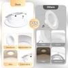 ZYC Brushed Nickel Recessed Lighting 4 Inch, 12 Pack Recessed